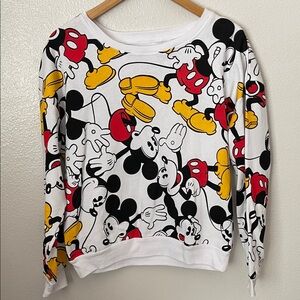 Disney Mickey Mouse print sweatshirt L
